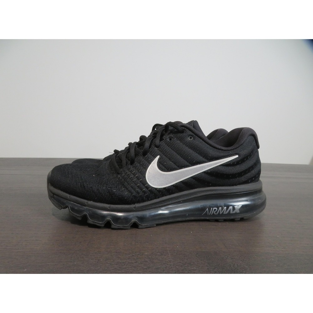 Nike Air Max 2017 Shoes Womens 9.5 Black Running Sneakers 849560-001 Road Gym - Picture 4 of 11
